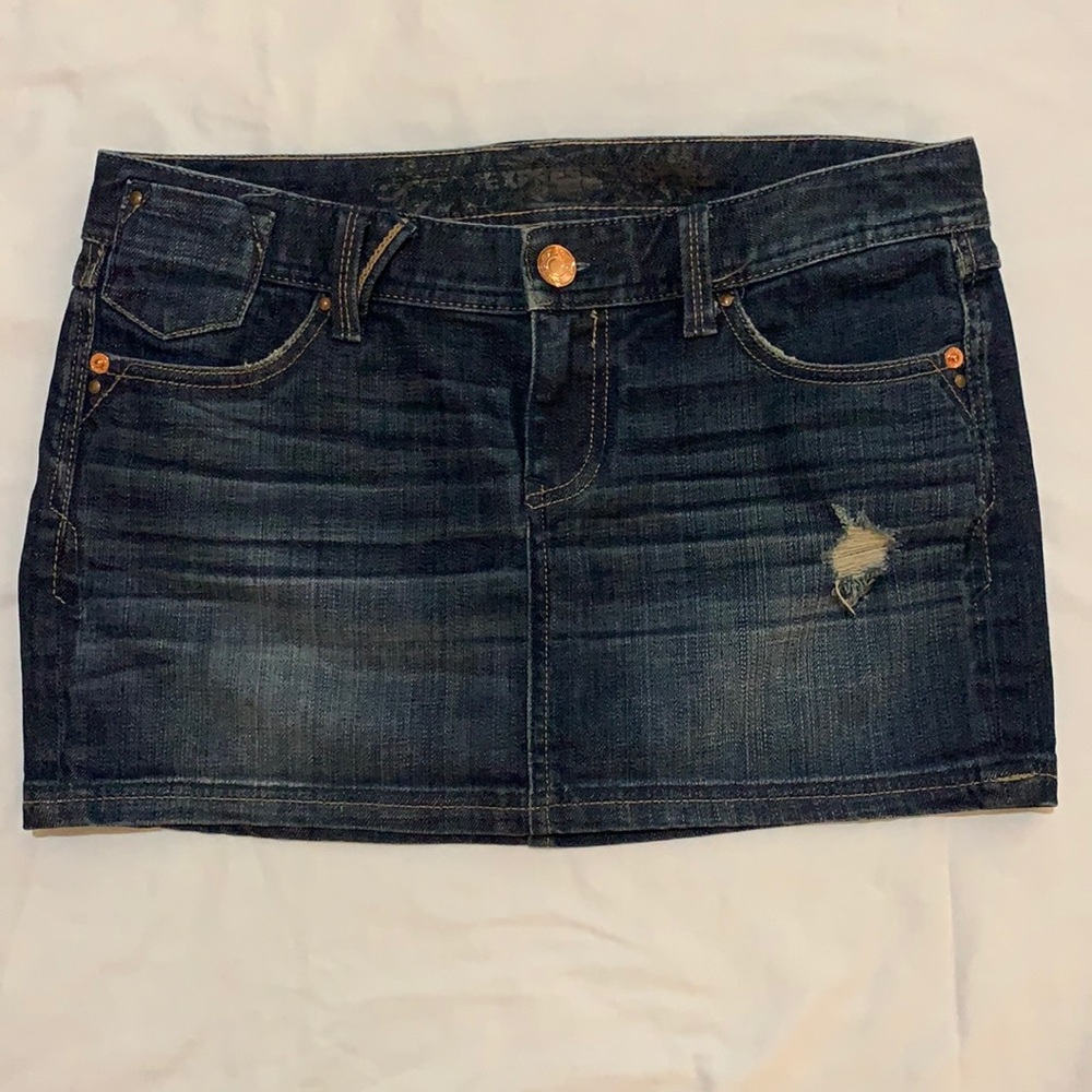 Express Denim Mini Skirt Size 6